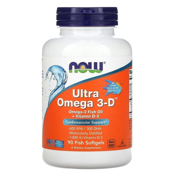 Ultra Omega 3-D with Vitamin D-3 - 90 softgels