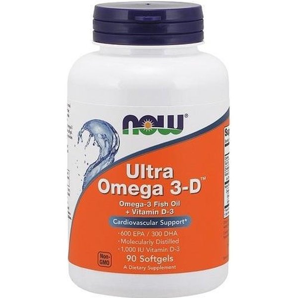 Ultra Omega 3-D ar D-3 vitamīnu - 90 mīkstās kapsulas