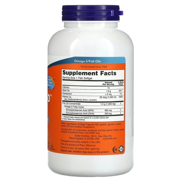 Ultra Omega 3-D ar D-3 vitamīnu - 180 mīkstās kapsulas