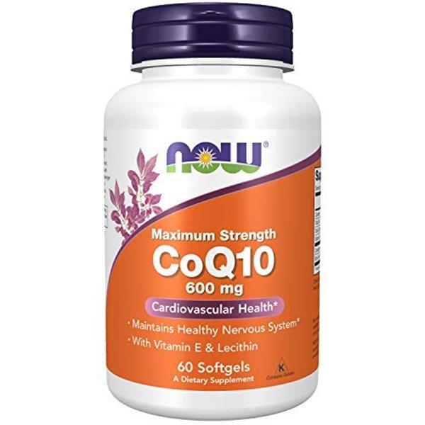 Kofermentas Q10 su lecitinu ir vitaminu E, 600 mg - 60 minkštųjų kapsulių