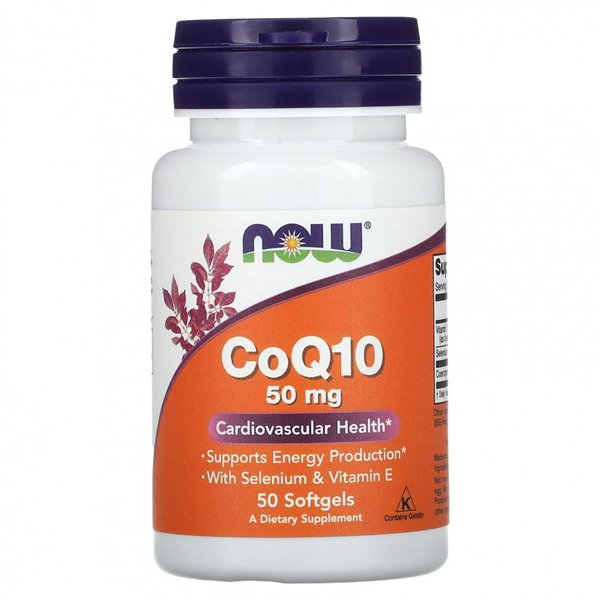 CoQ10 seleenillä ja E-vitamiinilla, 50 mg - 50 pehmeäkapselia