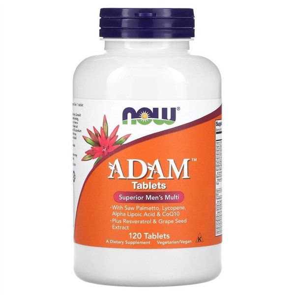 ADAM multivitaminai vyrams - 120 tablečių