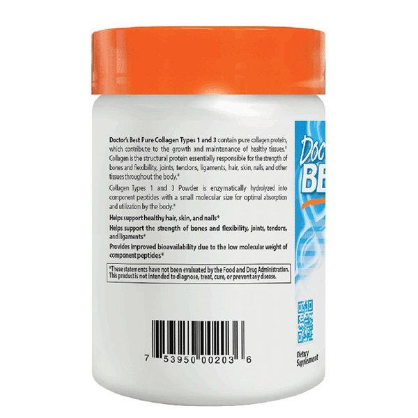 Grynas 1 ir 3 tipų kolagenas, milteliai - 200 g