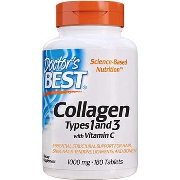 1. un 3. tipa kolagēns ar Peptan un C vitamīnu, 1000 mg - 180 tabletes