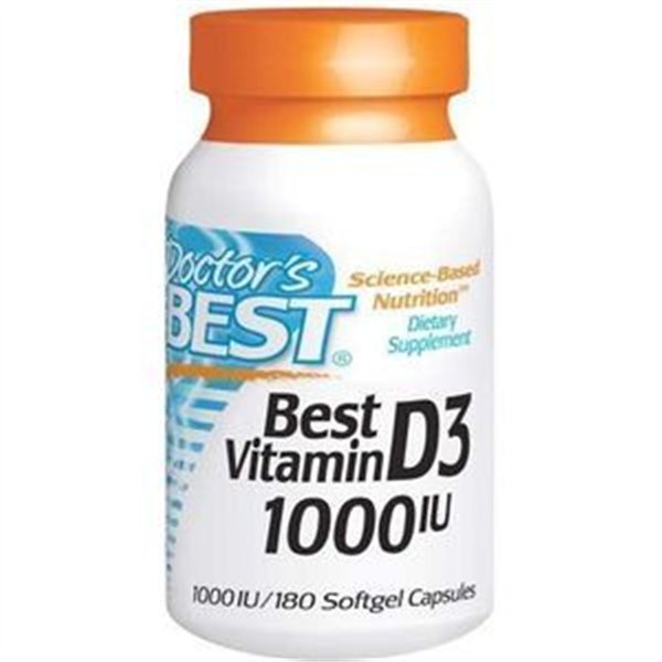 Vitamin D3, 1000 IU - 180 softgels