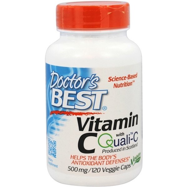 Vitaminas C su QC, 500 mg - 120 v kapsulių