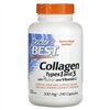 Collagen Types 1 and 3 with Peptan and Vitamin C, 500mg - 240 caps