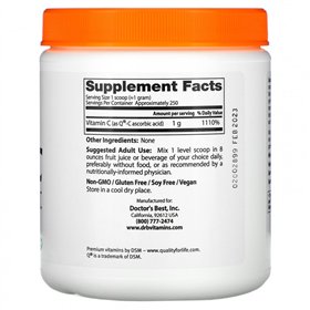 Tīrs C vitamīna pulveris ar Quali-C - 250g