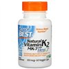 Natūralus vitaminas K2 MK7 su MenaQ7, 100 mcg - 60 v kapsulių