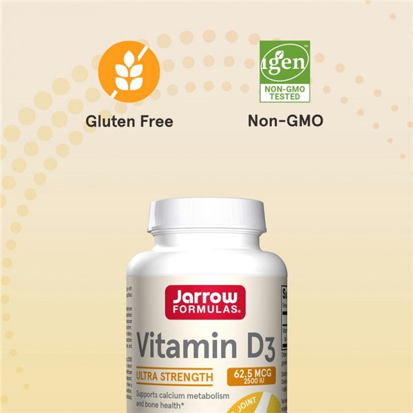 Vitamin D3, 2500 IU - 100 softgels