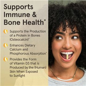 D3 vitamīns, 25 mcg - 200 mīkstās kapsulas