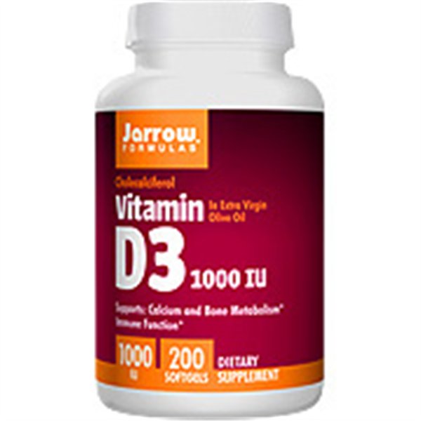 D3 vitamīns, 25 mcg - 200 mīkstās kapsulas
