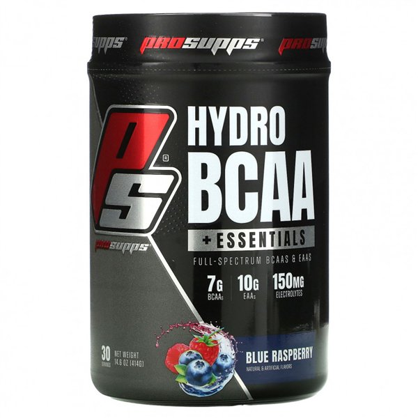 HydroBCAA + Essentials, Sininen Vadelma - 414g