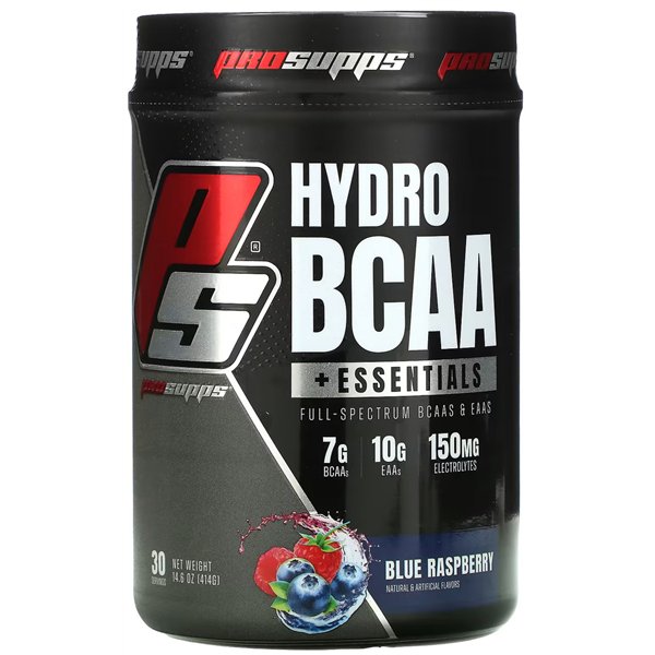 HydroBCAA + Essentials, Blue Raspberry - 414g