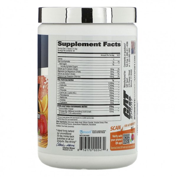 Flexx EAAs + Hydration, apelsīnu guava - 345g