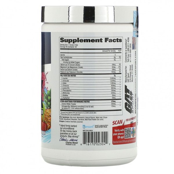 „Flexx EAAs + Hydration“, vaisių punšas – 345 g