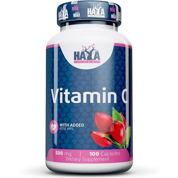 C-vitamiini ruusunmarjoilla, 500 mg - 100 kaps.