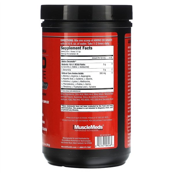 Amino Decanate, Fruit Punch - 381g