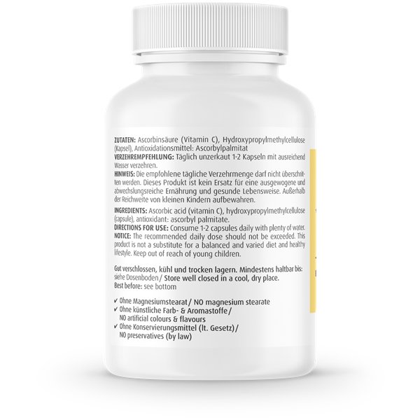 Vitaminas C, 500 mg - 90 kapsulių