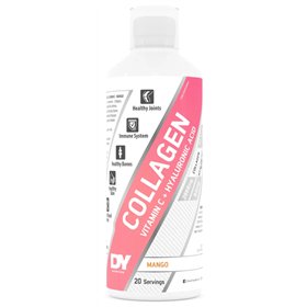 Skystas kolagenas + vitaminas C + hialurono rūgštis, mangas - 500 ml.