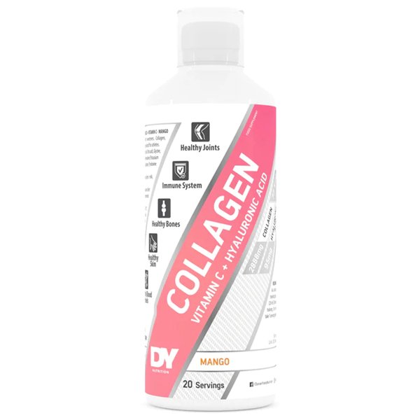 Šķidrais kolagēns + C vitamīns + hialuronskābe, mango - 500 ml.