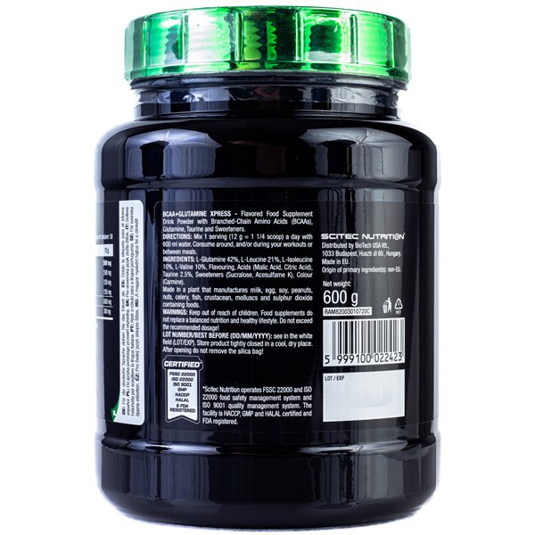 BCAA + Glutamine XPress, Watermelon - 600g