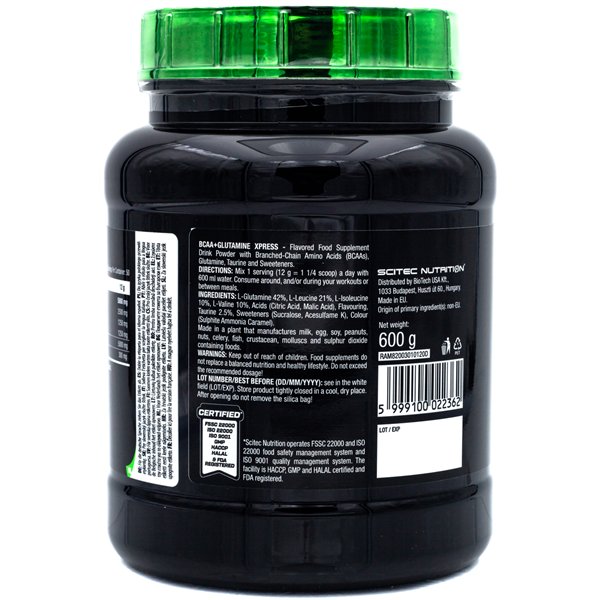 BCAA + Glutamiini XPress, Vesimeloni - 600g