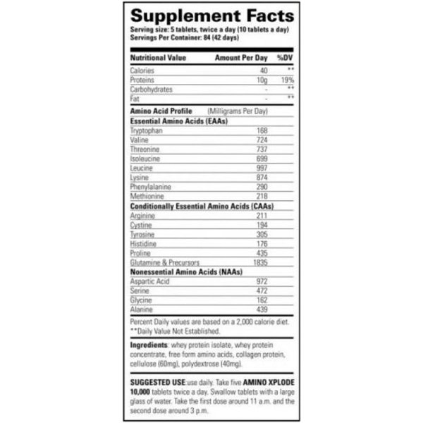Amino Xplode 10,000 - 420 tabs