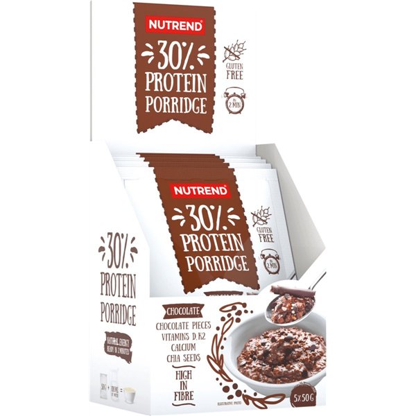 30% Protein Porridge, Chocolate - 5 x 50g