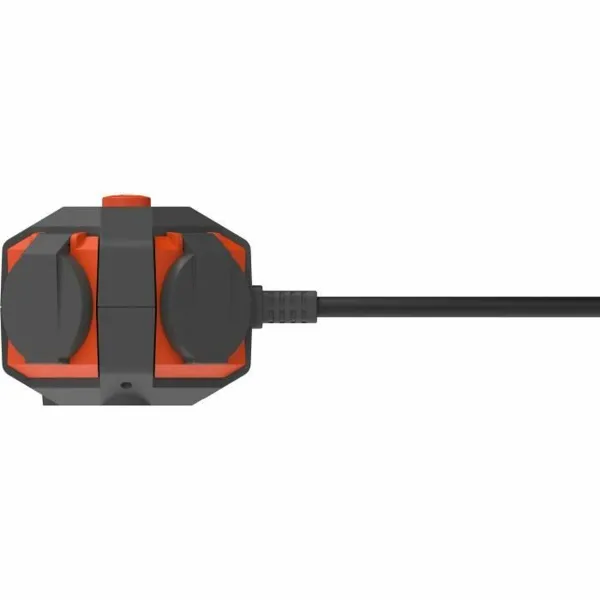 4-kontaktligzdu korpuss ar strāvas slēdzi QUARX (3 m)