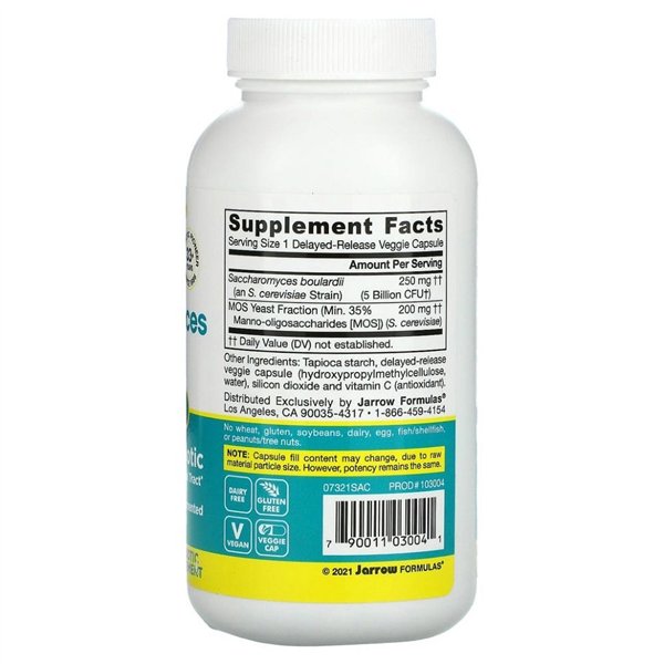 Saccharomyces Boulardii + MOS - 90 растительных капсул