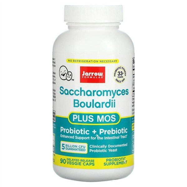 Saccharomyces Boulardii + MOS - 90 растительных капсул