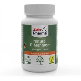 Natural D-Mannose, 500mg - 60 caps
