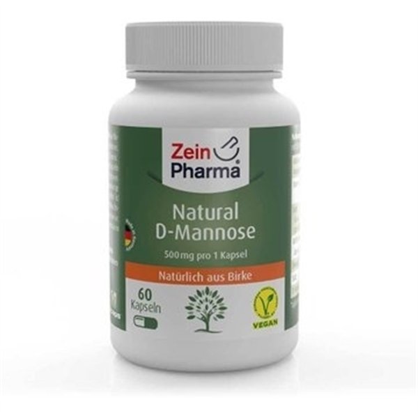 Dabīgā D-mannoze, 500 mg - 60 kapsulas