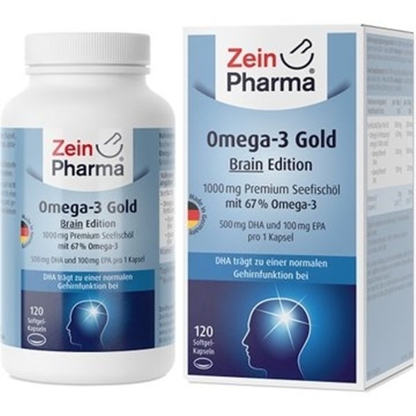 Omega-3 Gold - Brain Edition - 120 pehmeäkapselia