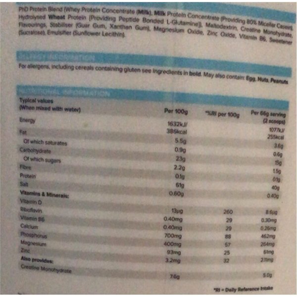 Synergy viss vienā, vaniļas krēms - 2000g