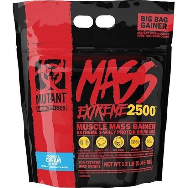 Mutant Mass Extreme 2500, Cookies & Cream - 5450g