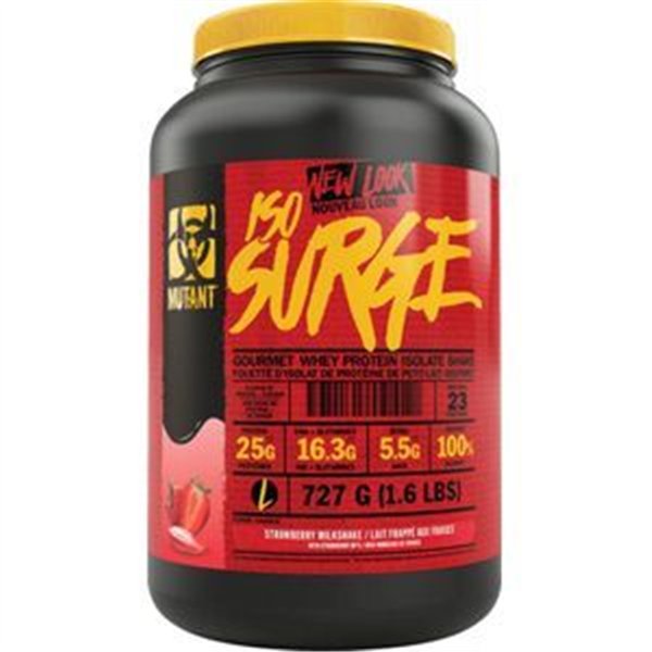  Iso Surge, zemeņu piena kokteilis - 727g