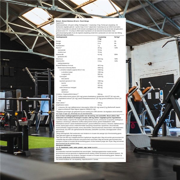 Mutant Madness, Peach Mango - 225g