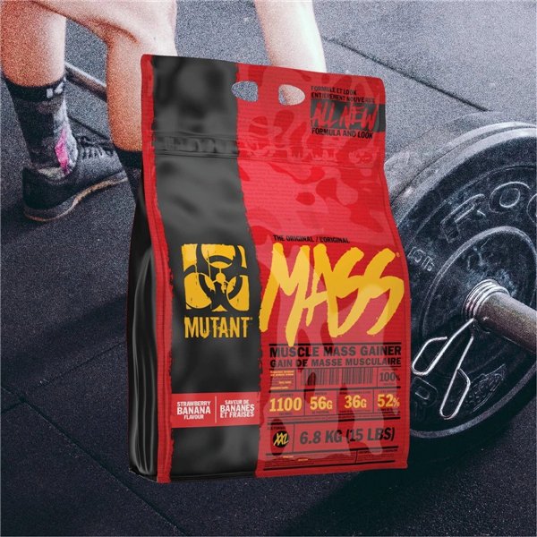 Mutant Mass, Strawberry Banana - 6800g