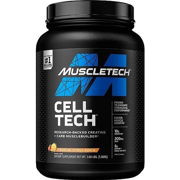 Cell-Tech kreatīns, augļu punšs (jauna formula) - 2270 g