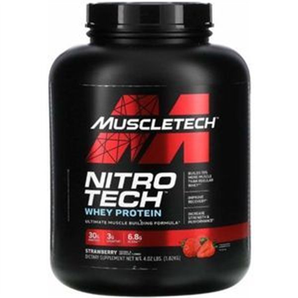 Nitro-Tech, braškių skonio (EAN 631656260052) - 1820 g