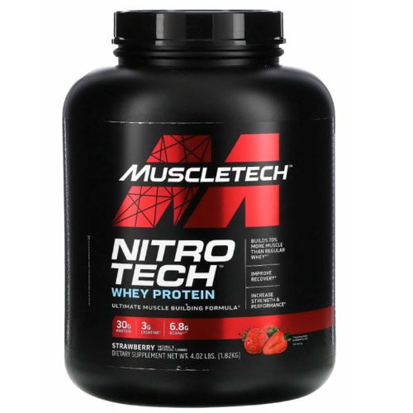 Nitro-Tech, Strawberry (EAN 631656260052) - 1820g