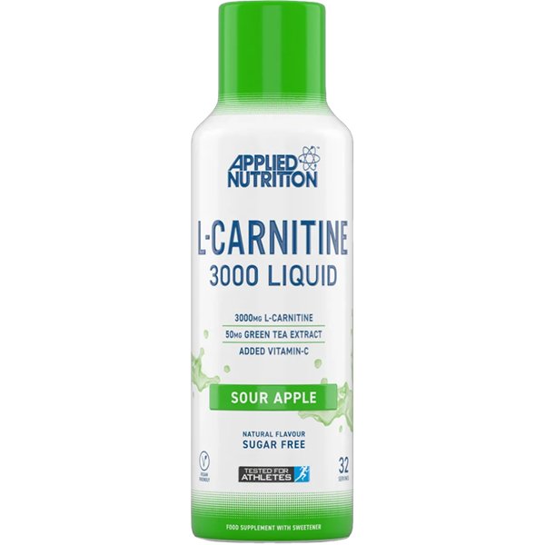 L-karnitiini neste 3000, hapan omena - 480 ml.