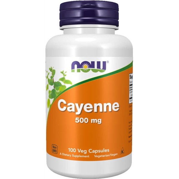 Cayenne, 500mg - 100 vcaps