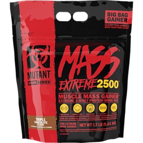 Mutant Mass Extreme 2500, trīskāršā šokolāde - 5450g