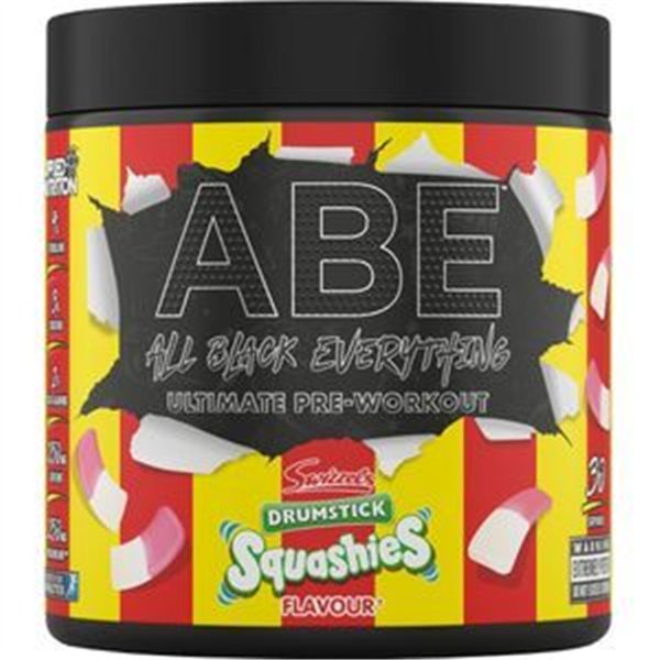 ABE - „All Black Everything“, „Swizzels“ būgnelių skonio traškučiai - 375 g