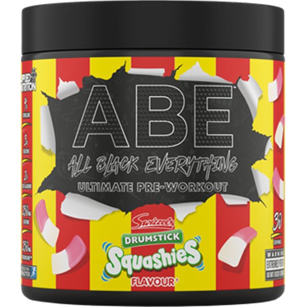 ABE - „All Black Everything“, „Swizzels“ būgnelių skonio traškučiai - 375 g