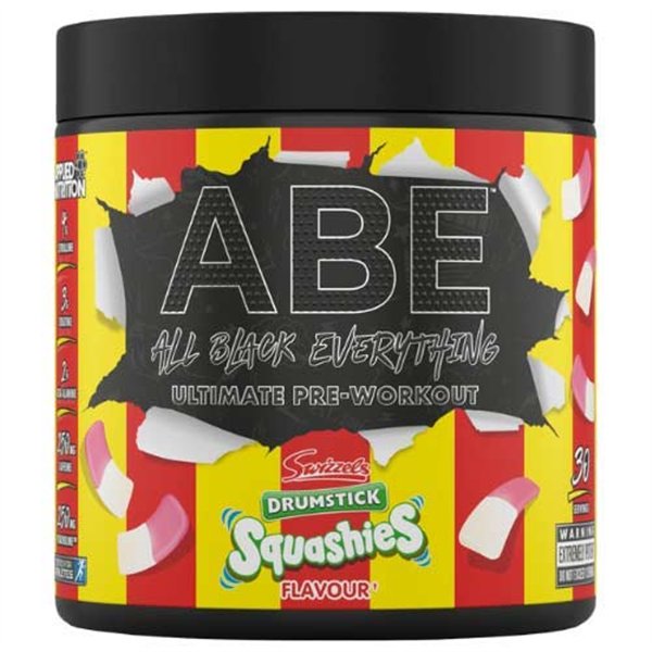 ABE - „All Black Everything“, „Swizzels“ būgnelių skonio traškučiai - 375 g