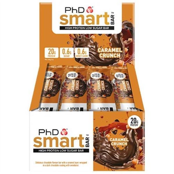 Smart Bar, Caramel Crunch - 12 x 64g
